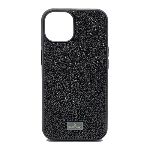Чехол крышка swarovski камни для iphone 13 mini (5,4) черный