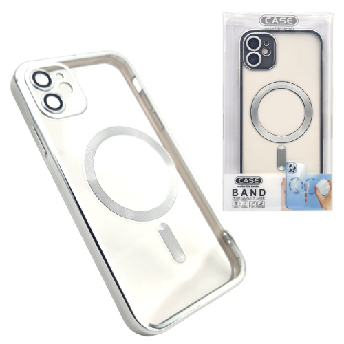 Чехол силикон case make life better magnetic для iphone 11 белый