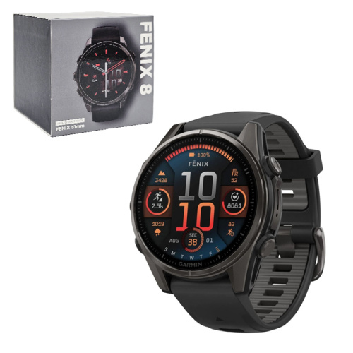 Смарт часы garmin fenix 8 (51mm) черные