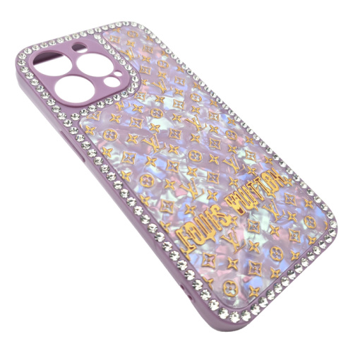 Чехол-силикон louis vuitton для iphone 13 pro max сиреневый