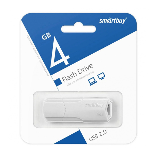 4gb usb smartbuy clue белая