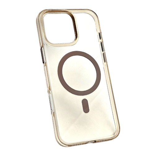 Чехол-крышка case #005 magsafe для iphone 16 pro max gold