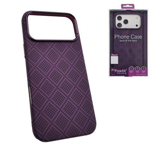 Чехол-крышка #61 luxo magsafe iphone 17/18 pro rhomb фиолетовый