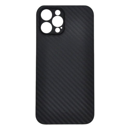 Чехол-силикон likgus carbon для iphone 12 pro max (6.7) черный