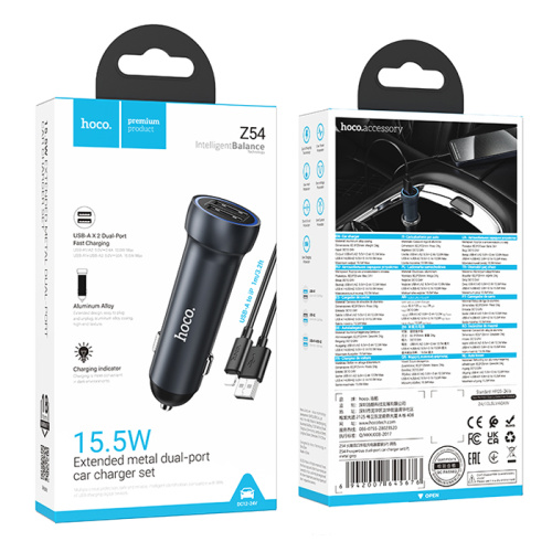 Азу hoco z54 lightning (15.5w) черный