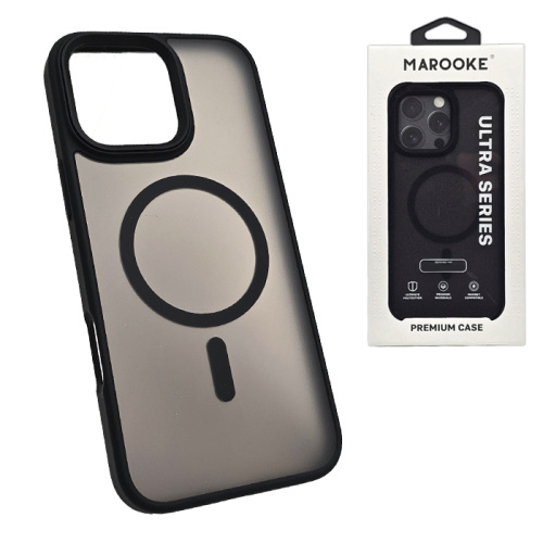 Чехол-крышка marooke m12 magnetic для iphone 16 pro max черный