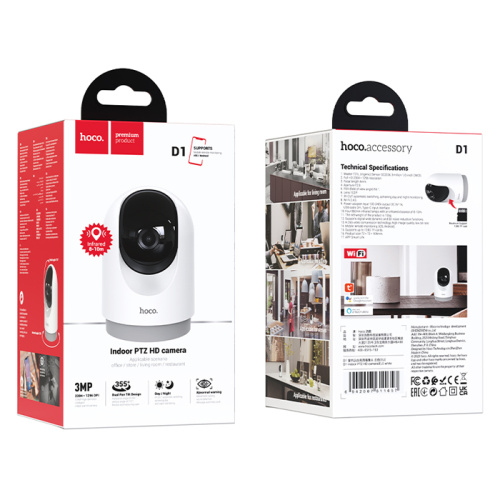 Видеокамера hoco d1 3mp белая