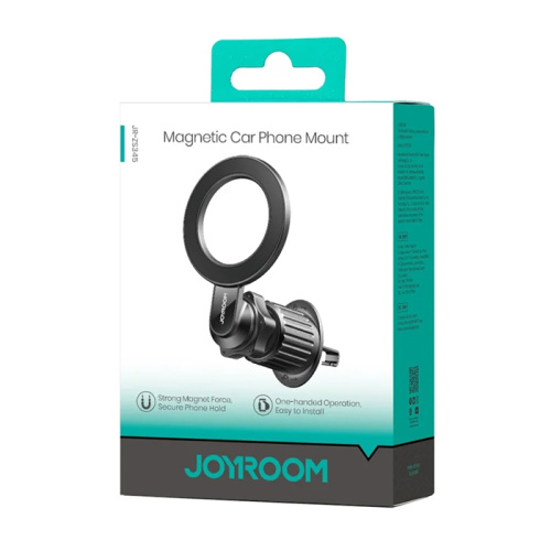 Автодержатель joyroom jr-zs345 магнитный на воздуховод черный