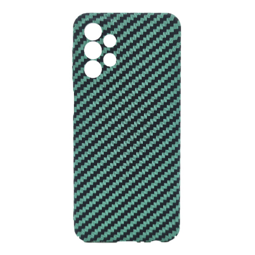Чехол крышка new skin carbon Samsung a23 зеленый без упаковки 