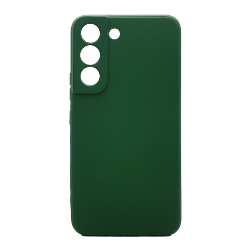 Чехол-силикон soft touch Samsung s22 plus темно-зеленый