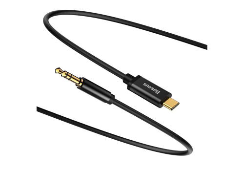 Шнур aux baseus m01 (type-c/3.5mm) черный (cam01-01)