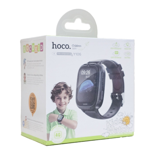 Gps детские часы hoco y106 черные