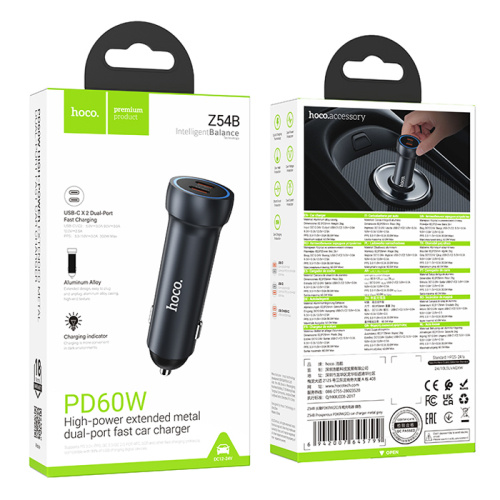 Азу hoco z54b (pd60w) черный