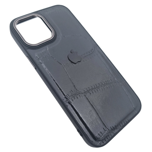 Чехол-крышка beauty croco для iphone 13/14 черный