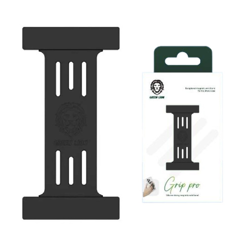 Держатель для телефона green lion grip strong magnetic черный