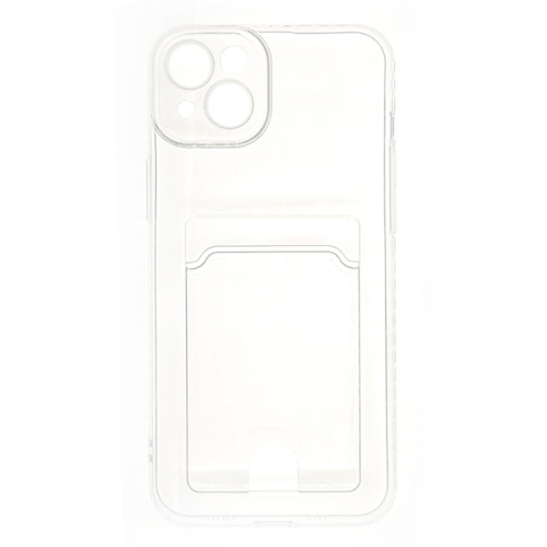 Чехол-силикон card holder iphone 14 max прозрачный