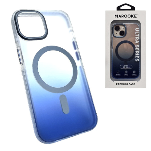 Чехол-крышка marooke m06 градиент для iphone 13/14 синий