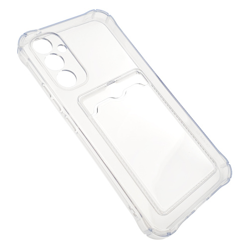 Чехол-силикон card holder Samsung a34 прозрачный