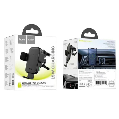 Автодержатель hoco hw10 черный