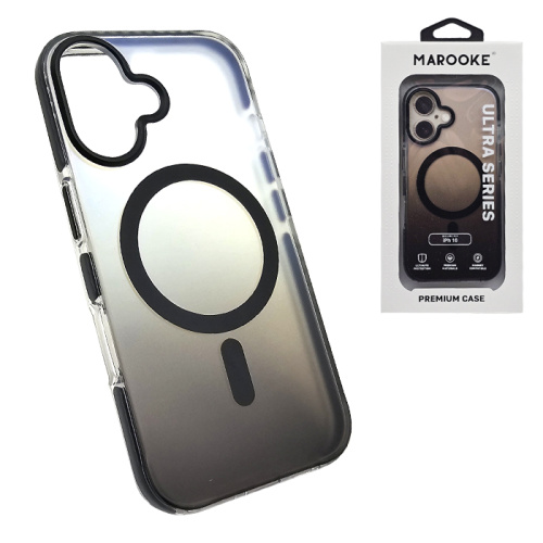 Чехол-крышка marooke m06 градиент для iphone 16 черный