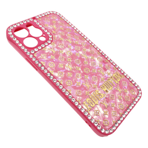 Чехол-силикон louis vuitton для iphone 12 pro розовый