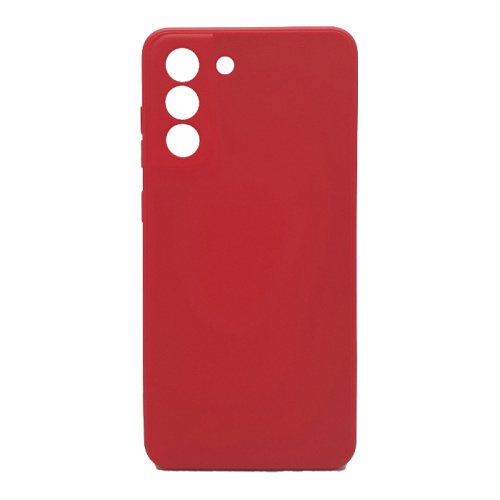 Чехол-силикон soft touch Samsung s21fe красный