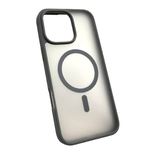 Чехол-крышка case #006 magsafe для iphone 16 pro серый