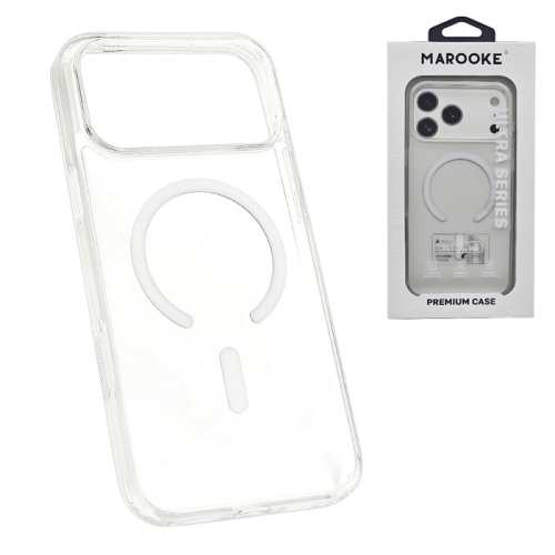 Чехол-крышка marooke m14 magsafe для iphone 17 pro max прозрачный