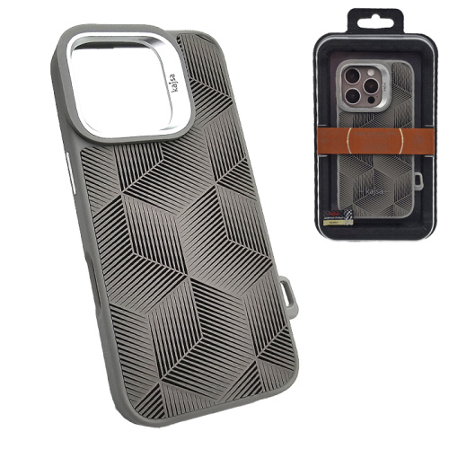 Чехол-крышка kajsa splendid 3d cube pattern для iphone 16 pro титан