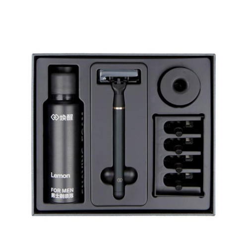 Набор для бритья xiaomi mijia lemon razor h300-6 black (0044)