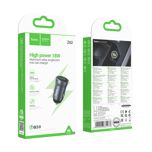 Азу hoco z62 (usb) 18w черный