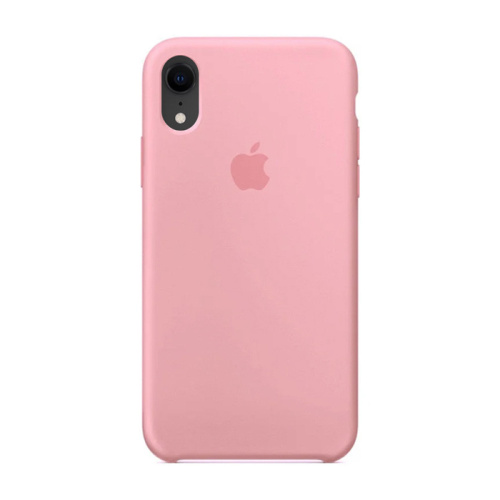 Чехол-силикон silicone case аналог для iphone xr (6.1) светло-розовый