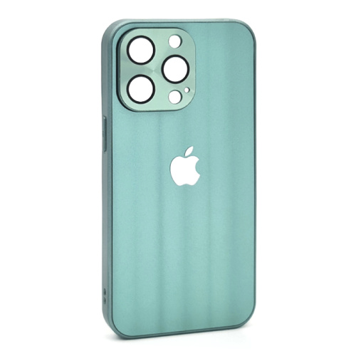 Чехол-крышка волна для iphone 13 pro max (6.7) зеленый