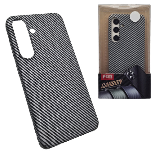 Чехол-крышка pm carbon для Samsung s24 plus серый