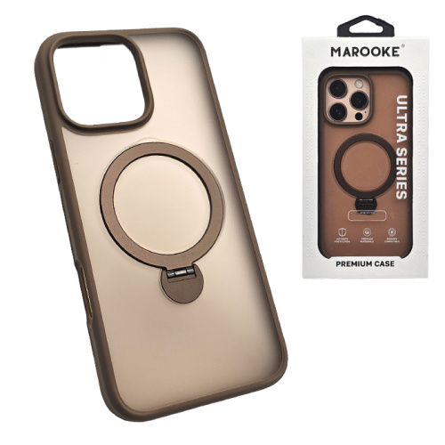 Чехол-крышка marooke m03 с подставкой 360 для iphone 16 pro max desert