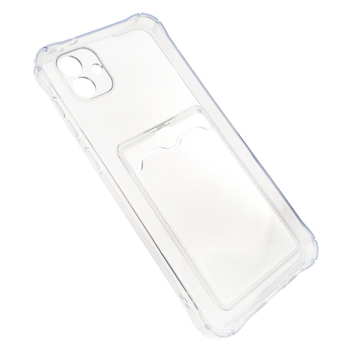 Чехол-силикон card holder Samsung a04 прозрачный