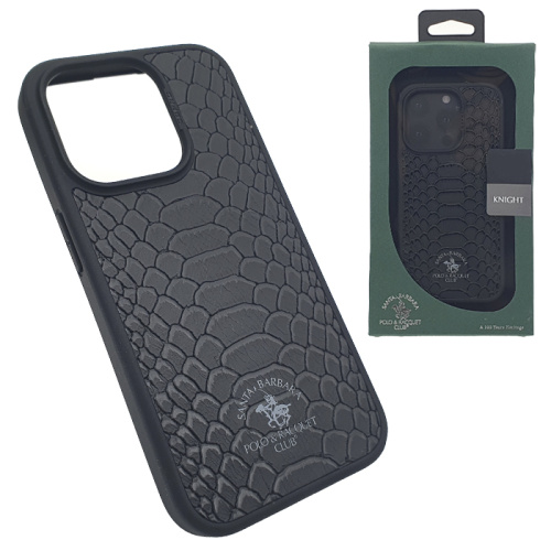 Чехол-силикон santa barbara polo knight для iphone 15 pro max черный