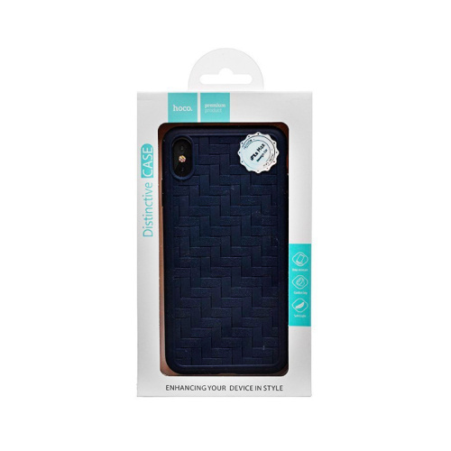 Чехол-cиликон hoco distinctive phone xs max (6.5) черный
