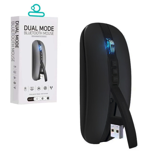 Мышь беспроводная coteci dual mode 84009bk черный