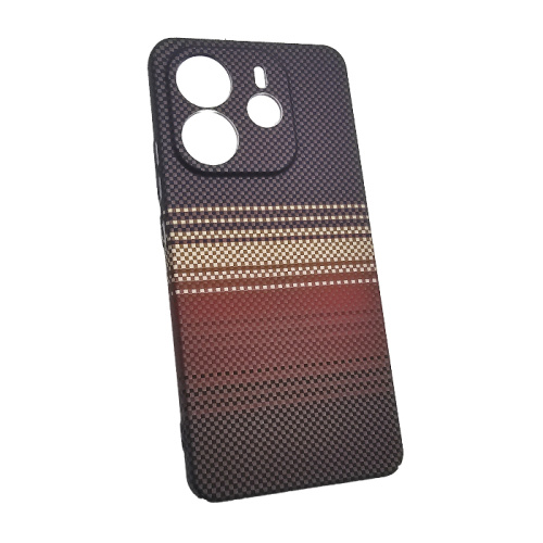 Чехол-крышка #81 luxo xiaomi redmi note 14 4g sunset коричневый