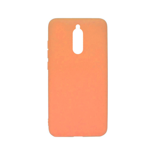 Чехол-силикон silicone case xiaomi redmi 8 оранжевый