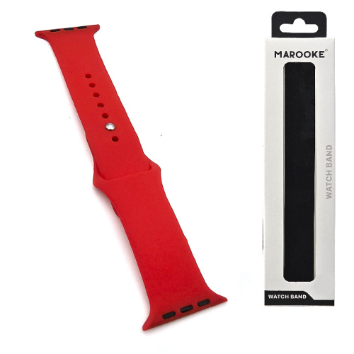 Ремешок marooke watchband силиконовый (42/44/45/49мм) красный s