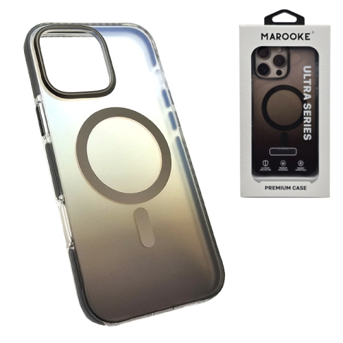 Чехол-крышка marooke m06 градиент для iphone 16 pro темно-коричневый