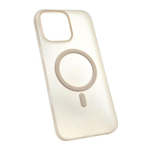 Чехол-крышка case #003 magsafe для iphone 16 pro gold