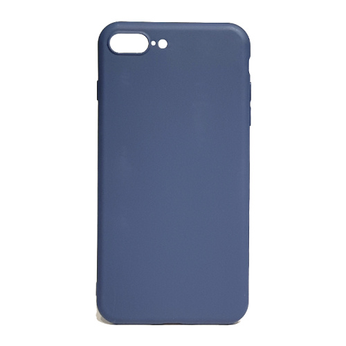 Чехол силикон soft touch для iphone 7/8 plus синий