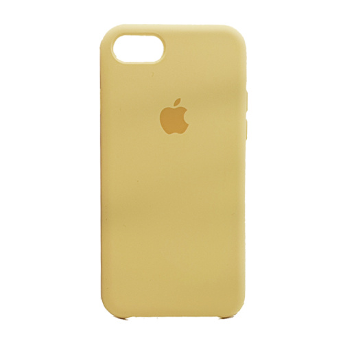 Чехол-силикон silicone case аналог для iphone 7 желтый