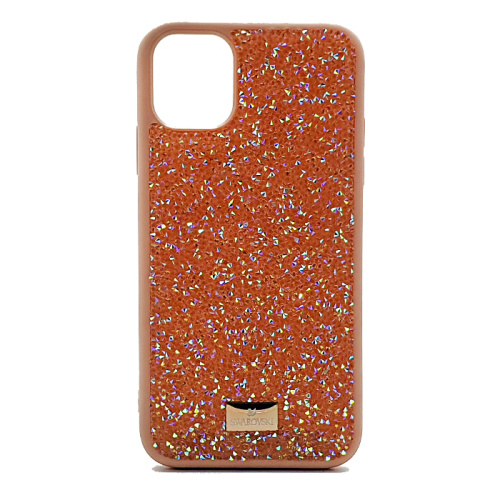 Чехол крышка swarovski камни для iphone 11pro (5.8) оранжевый