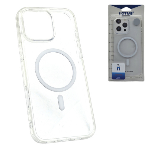 Чехол-крышка #46 hotme (magsafe) для iphone 16 pro прозрачный