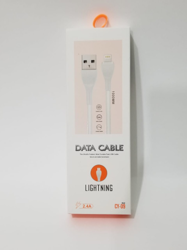 Кабель usb cy-09 lightning черный