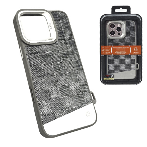 Чехол-крышка kajsa glamorous metallic imperial 2 для iphone 16 pro max titanium grey